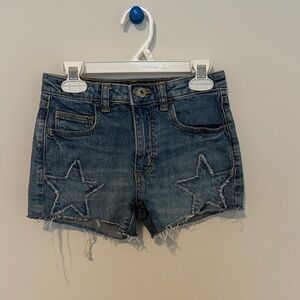 art class Girls Blue Denim Star Shorts